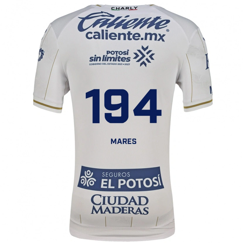 Danxen Män Cristian Mares #194 Vit Blå Bortatröja Matchtröjor 2026/27 Tröjor T-Tröja
