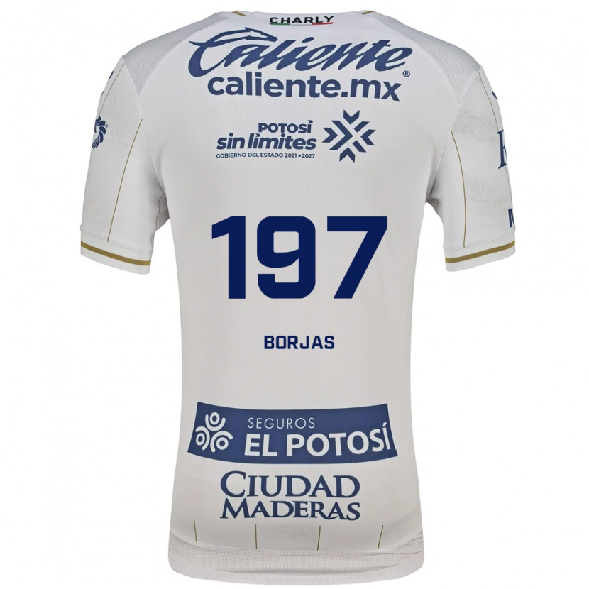 Danxen Män Jesús Borjas #197 Vit Blå Bortatröja Matchtröjor 2026/27 Tröjor T-Tröja
