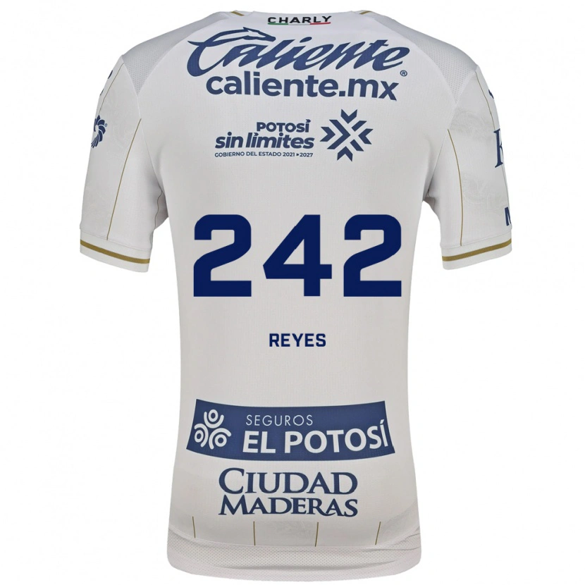 Danxen Män Ángel Reyes #242 Vit Blå Bortatröja Matchtröjor 2026/27 Tröjor T-Tröja