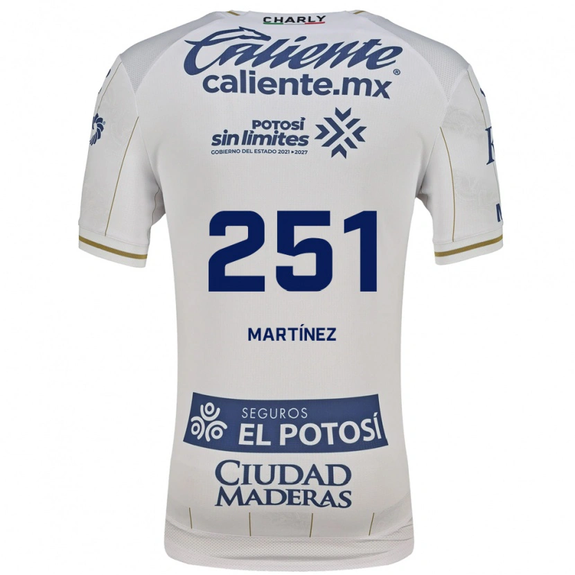 Danxen Män Brayan Martínez #251 Vit Blå Bortatröja Matchtröjor 2026/27 Tröjor T-Tröja