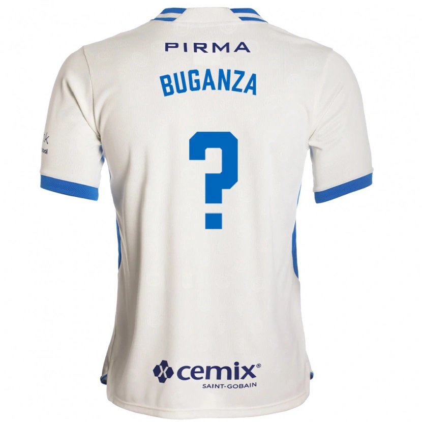Danxen Män Franco Buganza #0 Vit Blå Röd Bortatröja Matchtröjor 2026/27 Tröjor T-Tröja