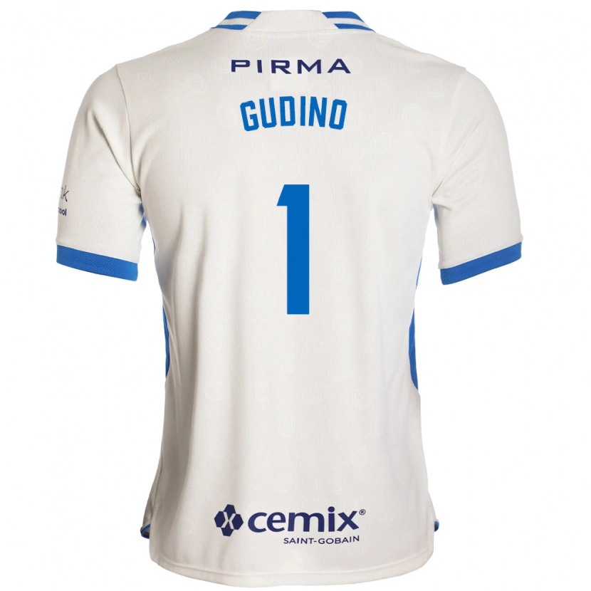 Danxen Män Andrés Gudiño #1 Vit Blå Röd Bortatröja Matchtröjor 2026/27 Tröjor T-Tröja