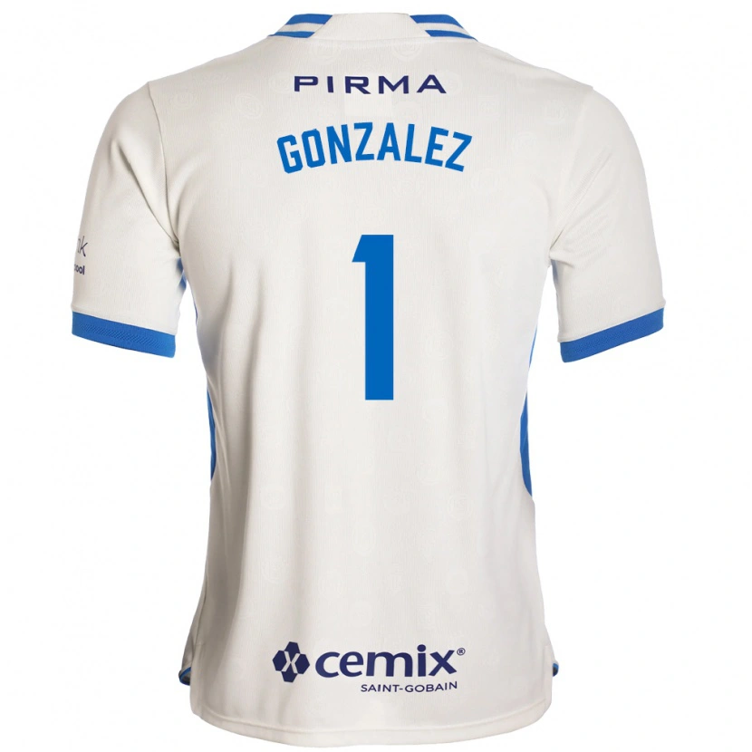 Danxen Män Itzayana Gonzalez #1 Vit Blå Röd Bortatröja Matchtröjor 2026/27 Tröjor T-Tröja