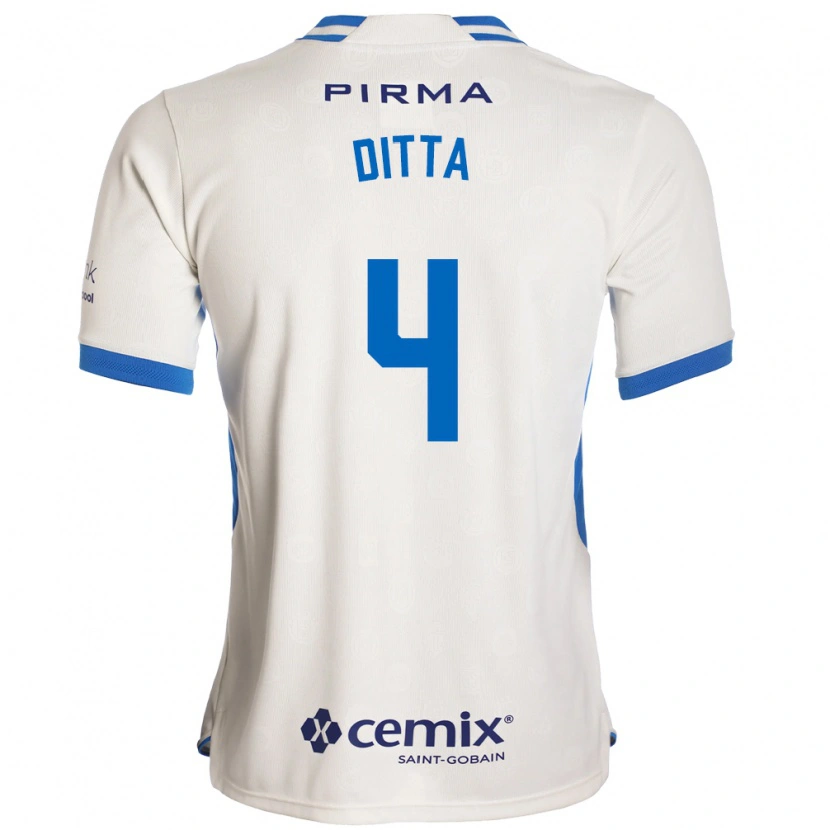 Danxen Män Willer Ditta #4 Vit Blå Röd Bortatröja Matchtröjor 2026/27 Tröjor T-Tröja