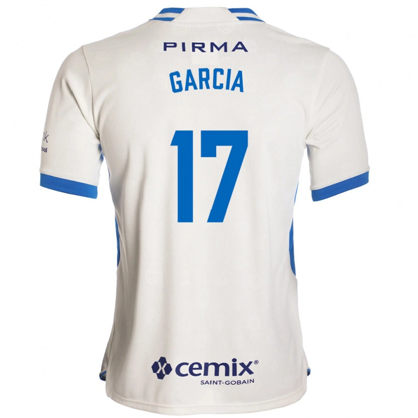 Danxen Män Amaury García #17 Vit Blå Röd Bortatröja Matchtröjor 2026/27 Tröjor T-Tröja