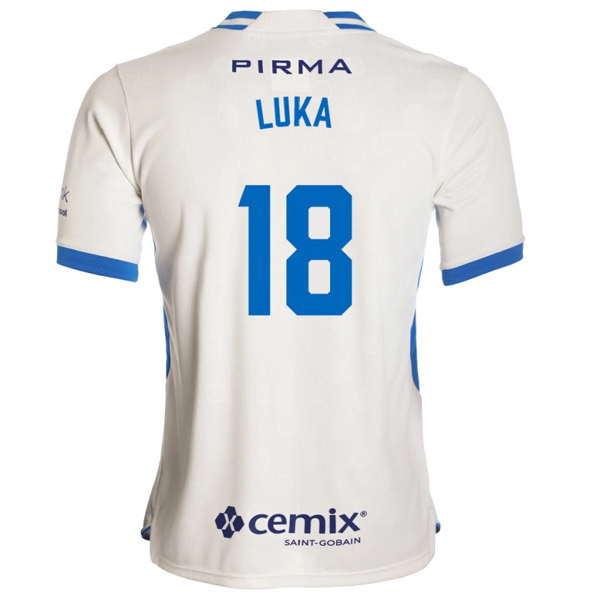 Danxen Män Luka Romero #18 Vit Blå Röd Bortatröja Matchtröjor 2026/27 Tröjor T-Tröja