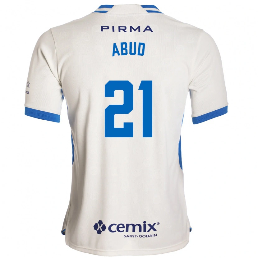 Danxen Män Karime Abud #21 Vit Blå Röd Bortatröja Matchtröjor 2026/27 Tröjor T-Tröja
