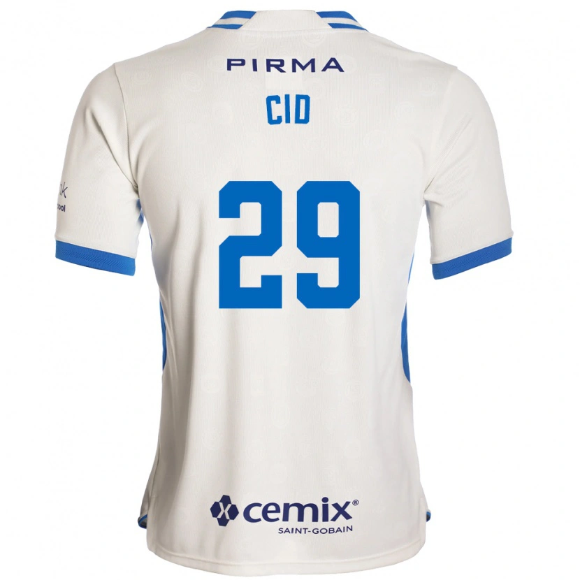 Danxen Män Claudia Cid #29 Vit Blå Röd Bortatröja Matchtröjor 2026/27 Tröjor T-Tröja