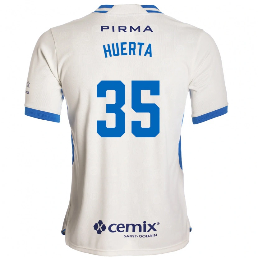 Danxen Män Renata Huerta #35 Vit Blå Röd Bortatröja Matchtröjor 2026/27 Tröjor T-Tröja