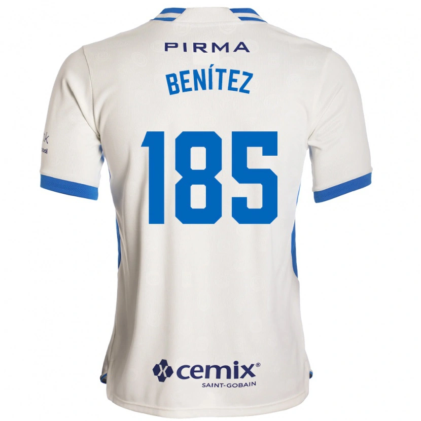 Danxen Män Cristopher Benítez #185 Vit Blå Röd Bortatröja Matchtröjor 2026/27 Tröjor T-Tröja