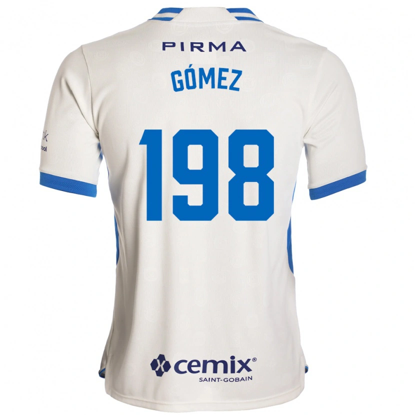 Danxen Män Luiszael Gómez #198 Vit Blå Röd Bortatröja Matchtröjor 2026/27 Tröjor T-Tröja