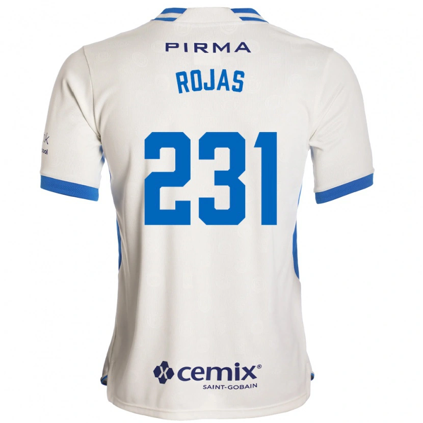 Danxen Män Ramiro Rojas #231 Vit Blå Röd Bortatröja Matchtröjor 2026/27 Tröjor T-Tröja