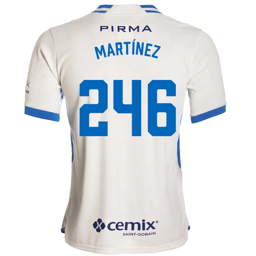 Danxen Män Rey Martínez #246 Vit Blå Röd Bortatröja Matchtröjor 2026/27 Tröjor T-Tröja