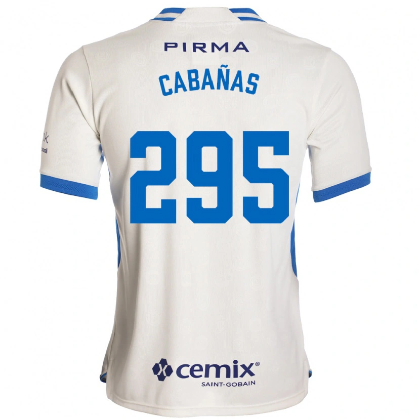Danxen Män Diego Cabañas #295 Vit Blå Röd Bortatröja Matchtröjor 2026/27 Tröjor T-Tröja