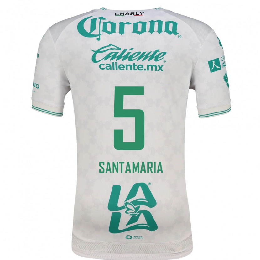 Danxen Män Anderson Santamaría #5 Ljusgrön Vit Bortatröja Matchtröjor 2026/27 Tröjor T-Tröja