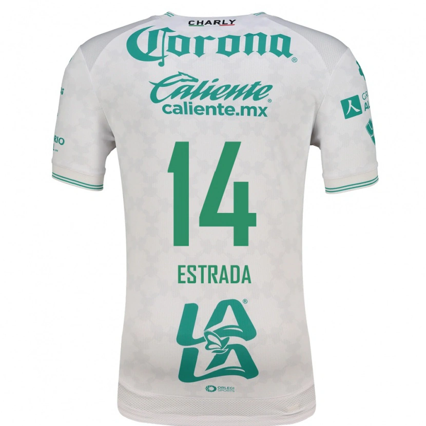 Danxen Män Katia Estrada #14 Ljusgrön Vit Bortatröja Matchtröjor 2026/27 Tröjor T-Tröja