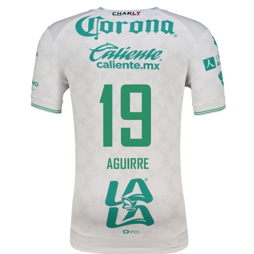 Danxen Män Eduardo Aguirre #19 Ljusgrön Vit Bortatröja Matchtröjor 2026/27 Tröjor T-Tröja