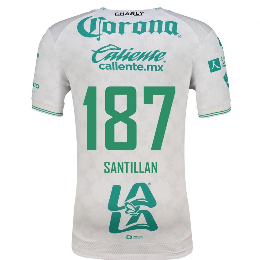 Danxen Män Emilio Santillán #187 Ljusgrön Vit Bortatröja Matchtröjor 2026/27 Tröjor T-Tröja