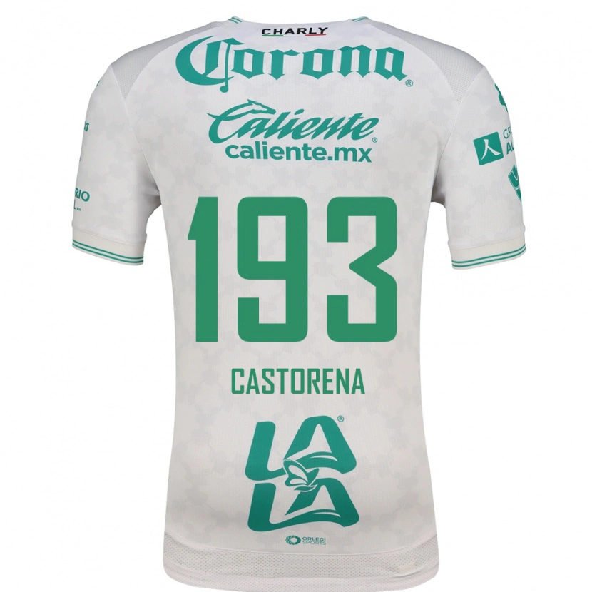 Danxen Män Damián Castorena #193 Ljusgrön Vit Bortatröja Matchtröjor 2026/27 Tröjor T-Tröja