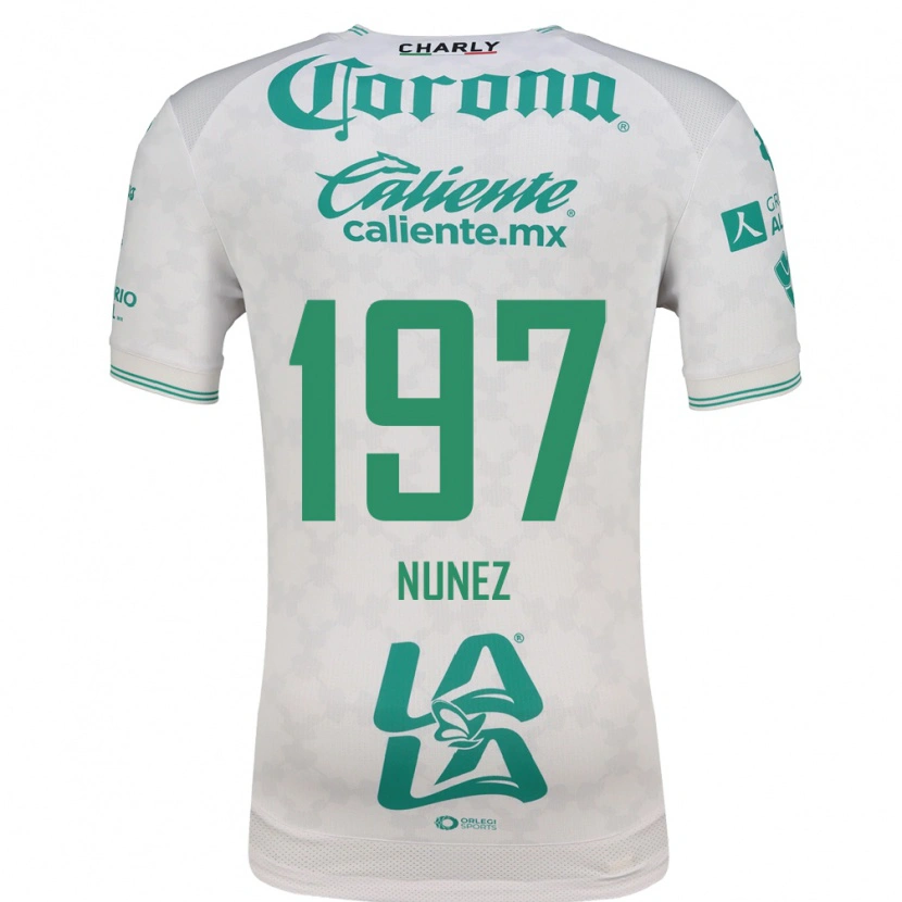 Danxen Män Kevin Núñez #197 Ljusgrön Vit Bortatröja Matchtröjor 2026/27 Tröjor T-Tröja