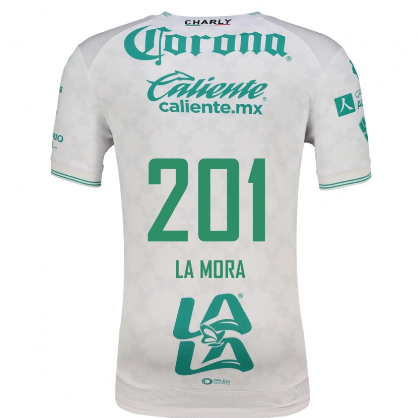 Danxen Män Luis De La Mora #201 Ljusgrön Vit Bortatröja Matchtröjor 2026/27 Tröjor T-Tröja