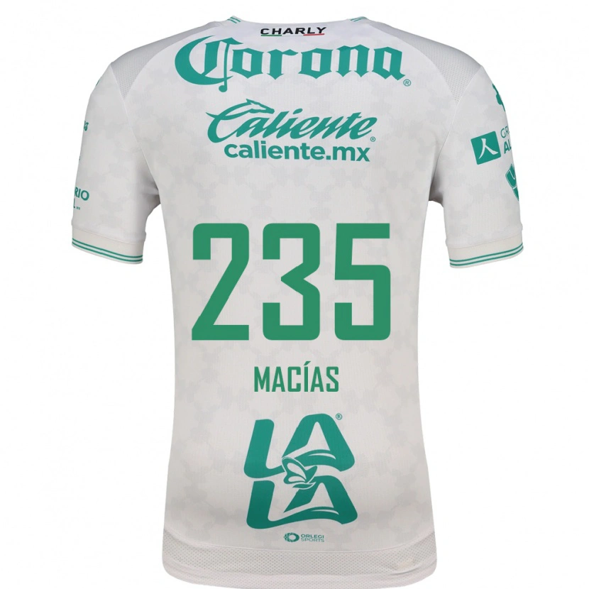 Danxen Män Jesús Macías #235 Ljusgrön Vit Bortatröja Matchtröjor 2026/27 Tröjor T-Tröja