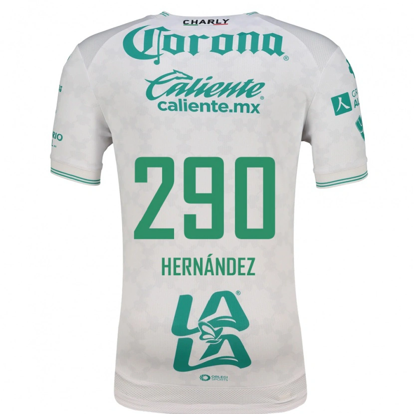 Danxen Män Juan Hernández #290 Ljusgrön Vit Bortatröja Matchtröjor 2026/27 Tröjor T-Tröja