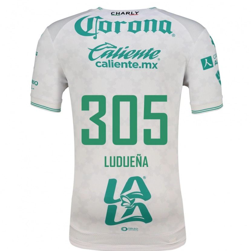 Danxen Män Daniel Ludueña #305 Ljusgrön Vit Bortatröja Matchtröjor 2026/27 Tröjor T-Tröja