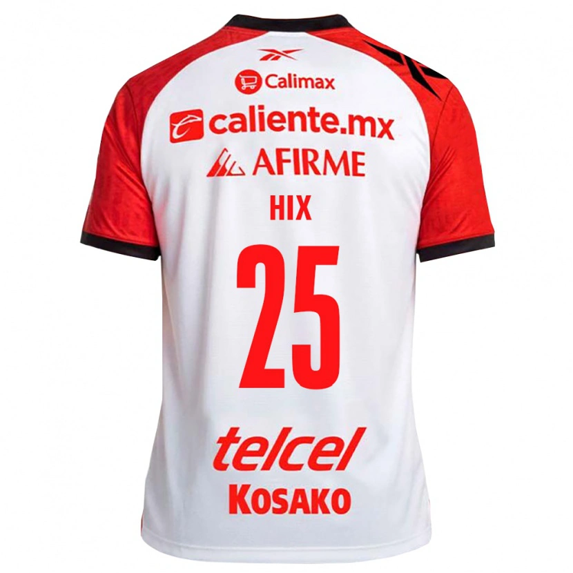 Danxen Män Angelina Hix #25 Vit Svart Röd Bortatröja Matchtröjor 2026/27 Tröjor T-Tröja