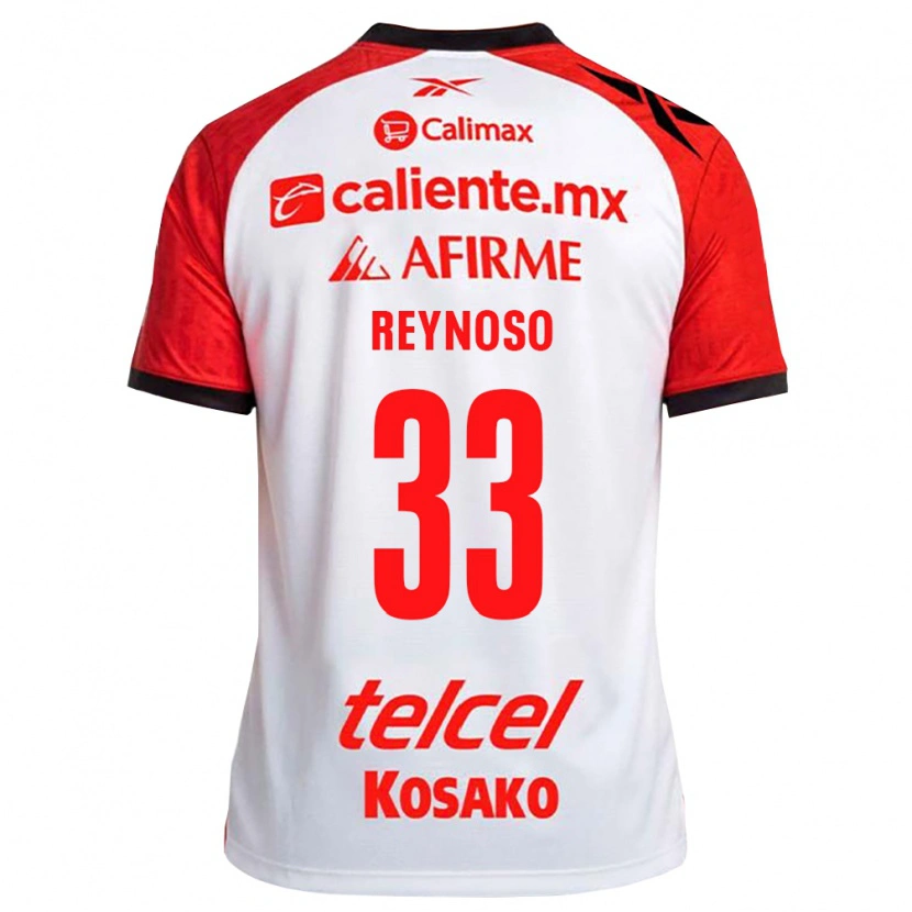 Danxen Män Emanuel Reynoso #33 Vit Svart Röd Bortatröja Matchtröjor 2026/27 Tröjor T-Tröja