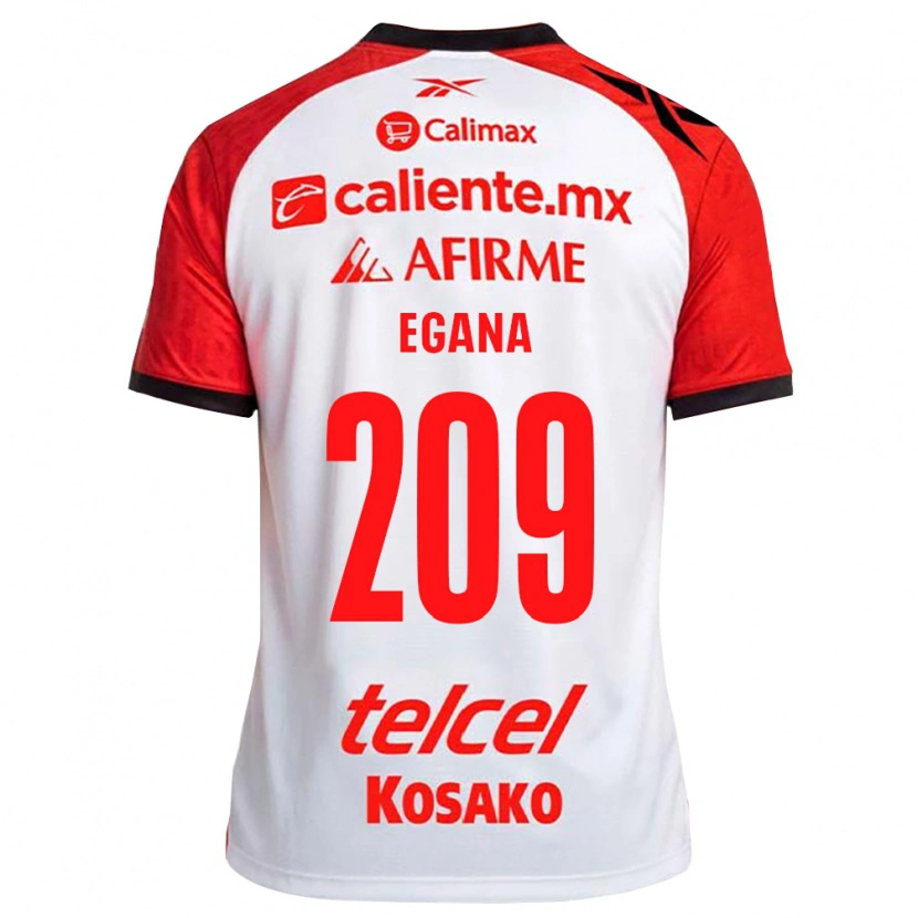 Danxen Män Arath Egaña #209 Vit Svart Röd Bortatröja Matchtröjor 2026/27 Tröjor T-Tröja