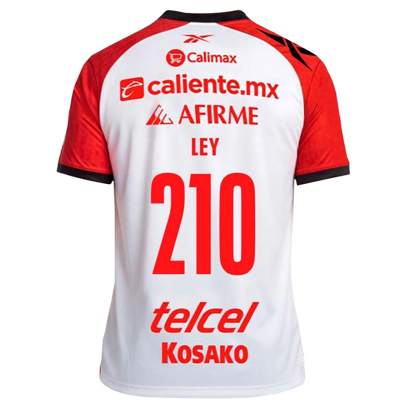 Danxen Män Emanuel Ley #210 Vit Svart Röd Bortatröja Matchtröjor 2026/27 Tröjor T-Tröja