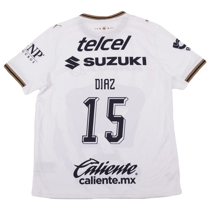 Danxen Män Marylin Diaz #15 Vit Svart Brun Bortatröja Matchtröjor 2026/27 Tröjor T-Tröja