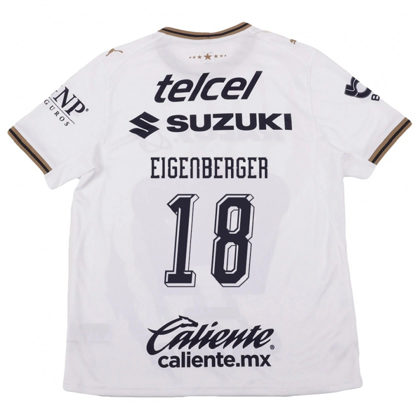 Danxen Män Chandra Eigenberger #18 Vit Svart Brun Bortatröja Matchtröjor 2026/27 Tröjor T-Tröja