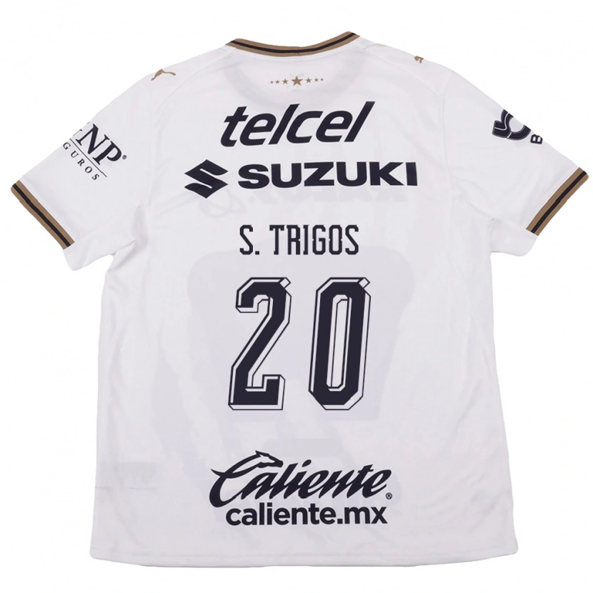 Danxen Män Santiago Trigos #20 Vit Svart Brun Bortatröja Matchtröjor 2026/27 Tröjor T-Tröja