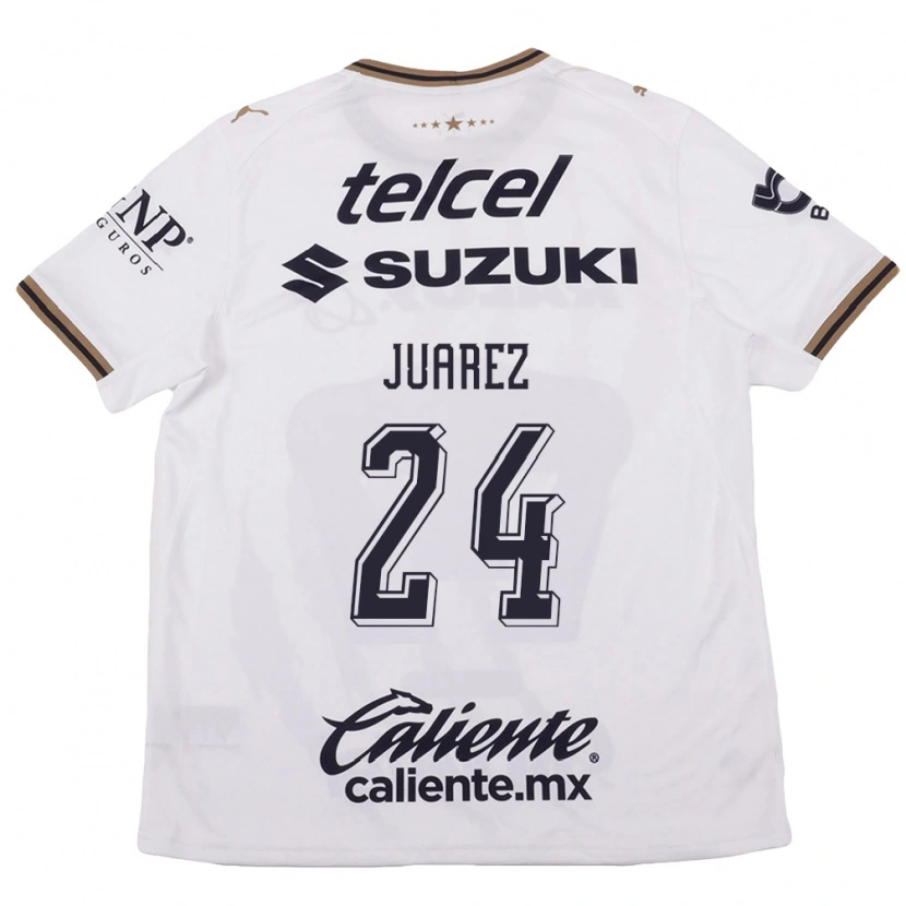 Danxen Män Gabriela Juarez #24 Vit Svart Brun Bortatröja Matchtröjor 2026/27 Tröjor T-Tröja
