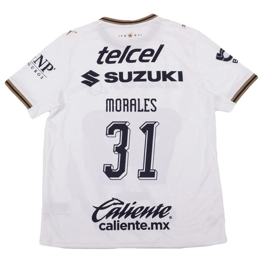 Danxen Män Robert Morales #31 Vit Svart Brun Bortatröja Matchtröjor 2026/27 Tröjor T-Tröja