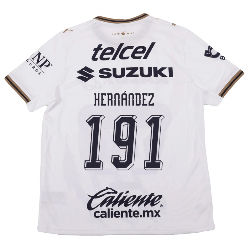 Danxen Män Marco Hernández #191 Vit Svart Brun Bortatröja Matchtröjor 2026/27 Tröjor T-Tröja