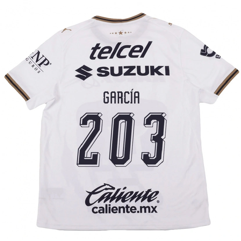 Danxen Män Stanley García #203 Vit Svart Brun Bortatröja Matchtröjor 2026/27 Tröjor T-Tröja