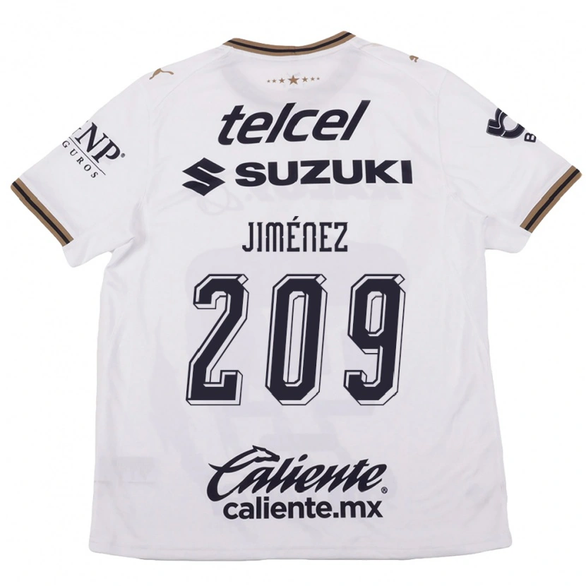 Danxen Män Norberto Jiménez #209 Vit Svart Brun Bortatröja Matchtröjor 2026/27 Tröjor T-Tröja