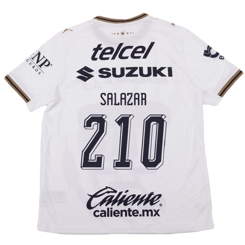 Danxen Män Jared Salazar #210 Vit Svart Brun Bortatröja Matchtröjor 2026/27 Tröjor T-Tröja