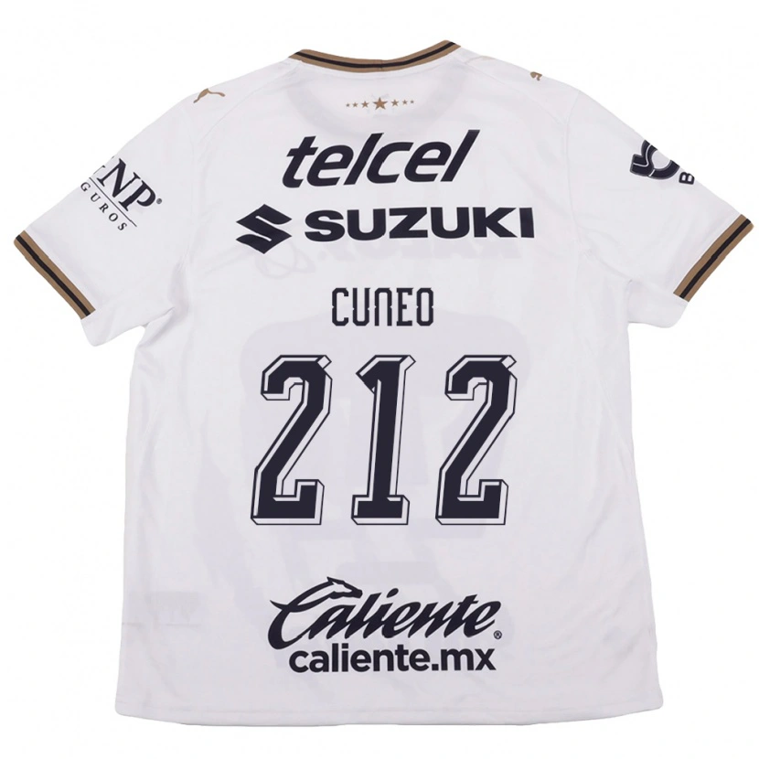 Danxen Män Kevin Cuneo #212 Vit Svart Brun Bortatröja Matchtröjor 2026/27 Tröjor T-Tröja