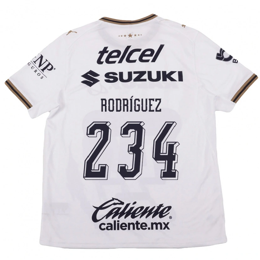 Danxen Män Axel Rodríguez #234 Vit Svart Brun Bortatröja Matchtröjor 2026/27 Tröjor T-Tröja