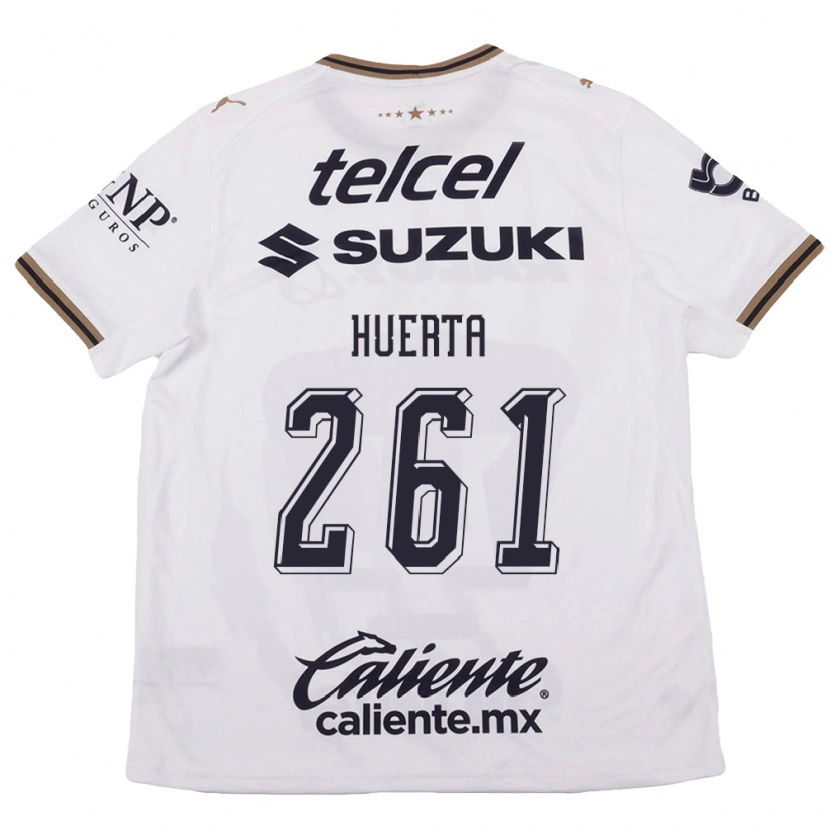 Danxen Män José Huerta #261 Vit Svart Brun Bortatröja Matchtröjor 2026/27 Tröjor T-Tröja
