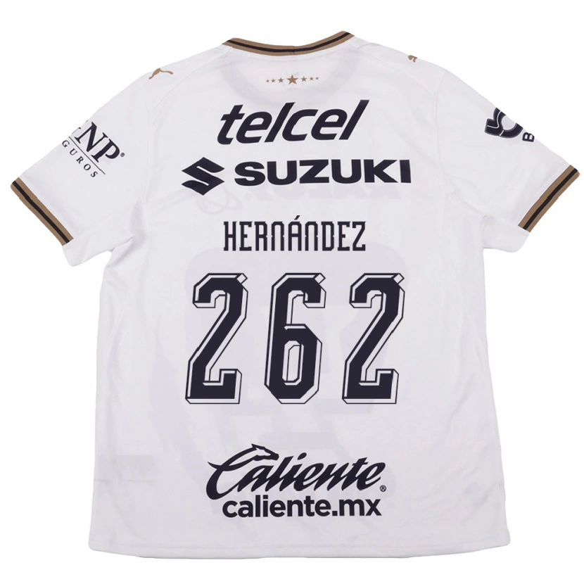 Danxen Män Roberto Hernández #262 Vit Svart Brun Bortatröja Matchtröjor 2026/27 Tröjor T-Tröja