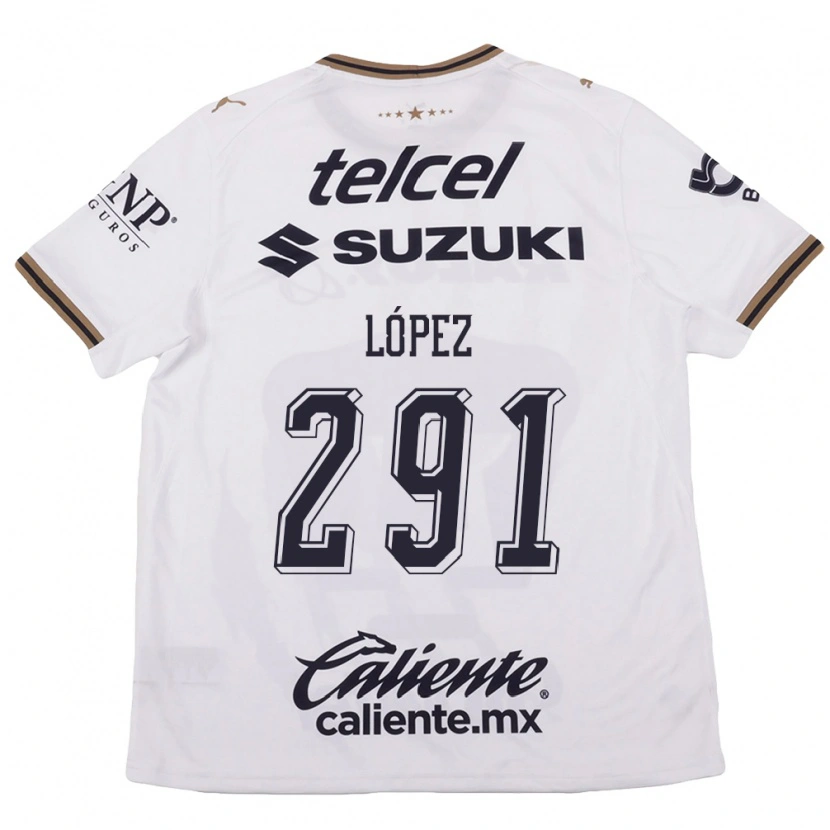 Danxen Män Javier López #291 Vit Svart Brun Bortatröja Matchtröjor 2026/27 Tröjor T-Tröja