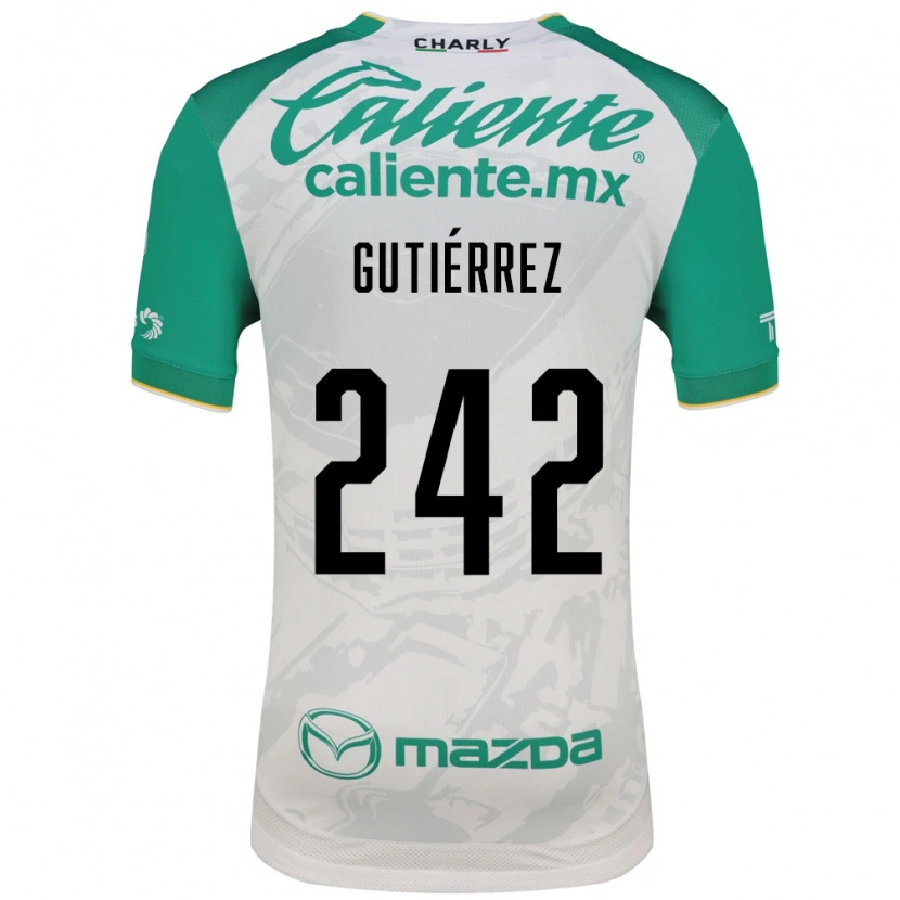 Danxen Män Daniel Gutiérrez #242 Ljusgrön Vit Bortatröja Matchtröjor 2026/27 Tröjor T-Tröja