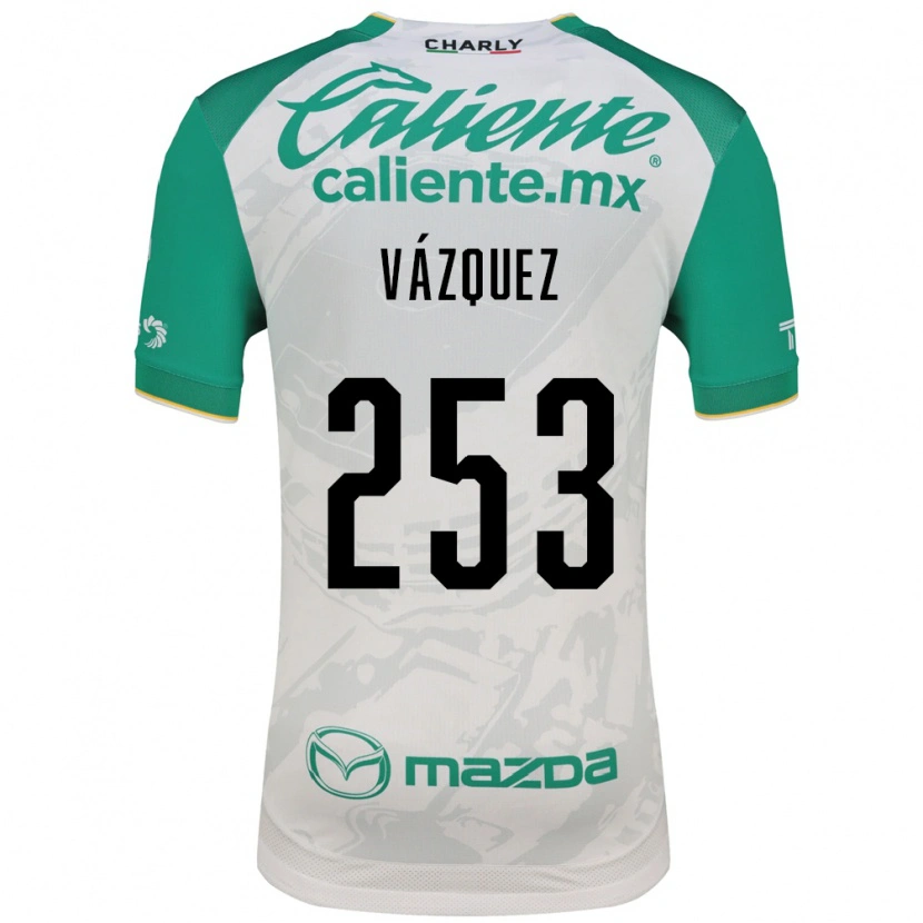 Danxen Män Héctor Vázquez #253 Ljusgrön Vit Bortatröja Matchtröjor 2026/27 Tröjor T-Tröja