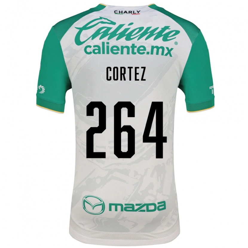 Danxen Män Enrique Cortez #264 Ljusgrön Vit Bortatröja Matchtröjor 2026/27 Tröjor T-Tröja