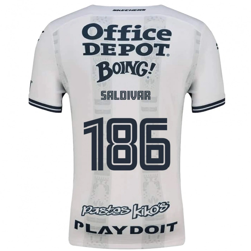 Danxen Män José Saldívar #186 Röd Vit Svart Bortatröja Matchtröjor 2026/27 Tröjor T-Tröja